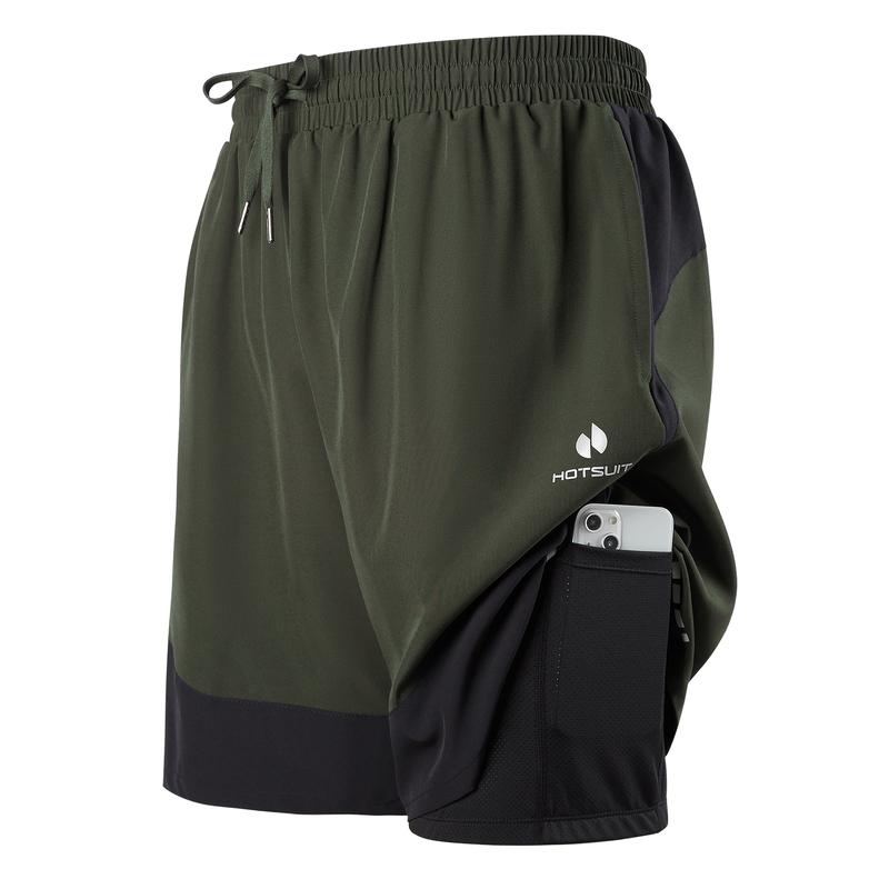 HOTSUIT Men's 2 in 1 Running Shorts 7