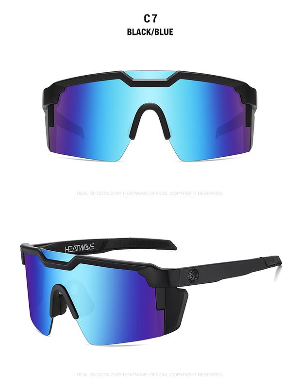 Unisex Comfortable Polarized Sports Cycling Glasses DELUXE UV400 Protection Good Quality Sunglasses with Protective Frame and case for Men and Women