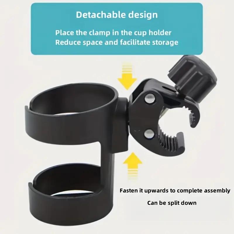 360° Rotatable Cup Holder, Durable Cup Holder for Bicycle, Bicycle Water Bottle Holder, Outdoor Accessories for Bikes, Bicycle Accessories