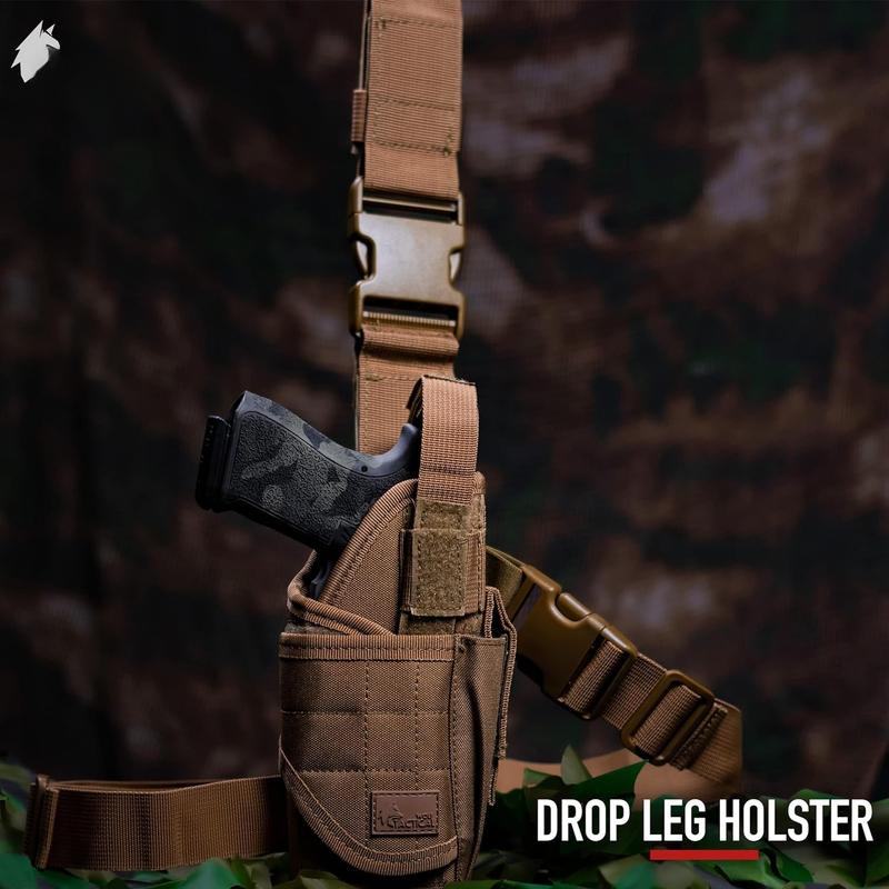 Drop Leg Holster for 9mm Thigh Holster for Men Leg Holster for Pistols Drop Holster Leg Strap Airsoft Holster