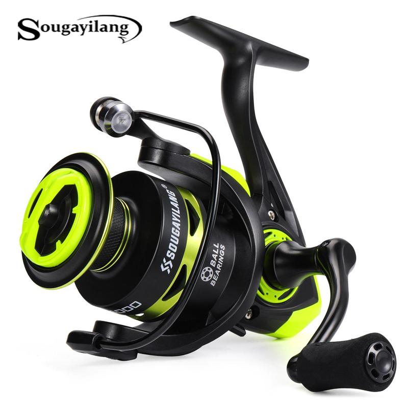 Spinning Fishing Reel, 5.2:1 Gear Ratio Reel, Strong 20lb Drag Power with Anti-Reverse Ball Bearing Fishing Reel for Freshwater or Saltwater Outdoor Fishing