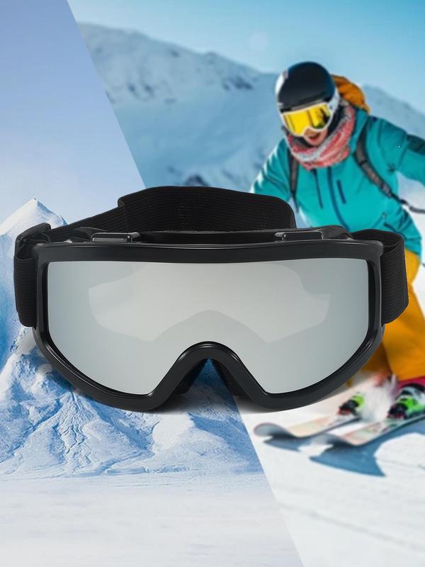 Ski Goggles, Outdoor Sports Goggles, Double Layer Sponge Design Goggles for Skiing, Snowboarding, Mountaineering, Hiking, Cycling