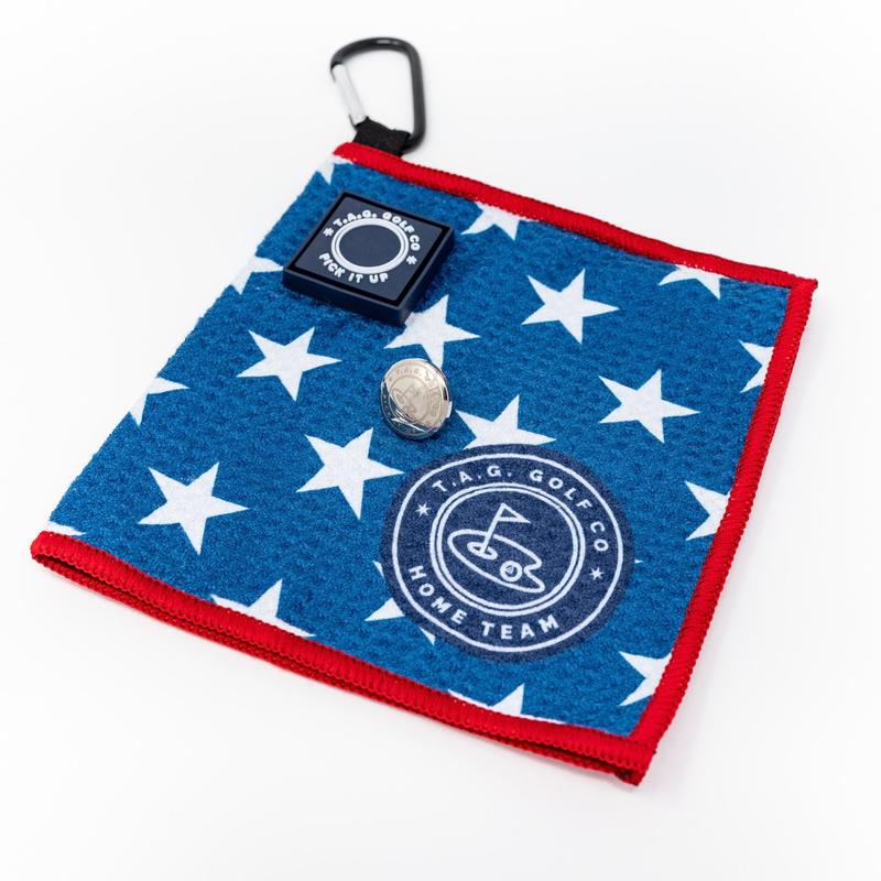 Home Team - USA Dream Team Series - Sidekick - Small Magnetic Golf Towel towels magnetic golf portable outdoor golf golf gift golf accessory