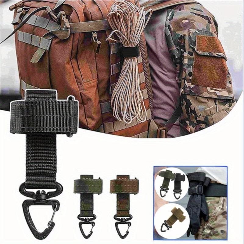 Multifunctional Gloves Strap, 3 Counts set Tactical Gloves Hanging Strap with Hook, Outdoor Accessories for Camping Hiking Travel,  Travel Essentials