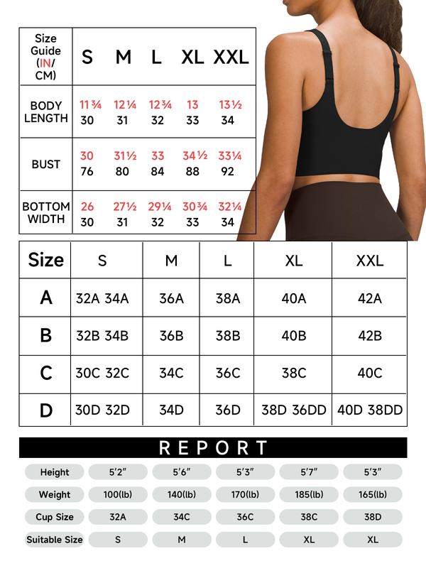 FireSwan Camisole Standppy Sports Bras for Women-Womens Yoga Workout Tops Longline Spaghetti Adjustable Removable Padded Wirefree Build in Casual Bra