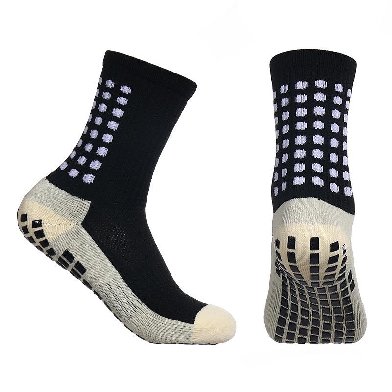 Grip Socks Soccer Socks Anti Slip Crew Socks For Football Basketball