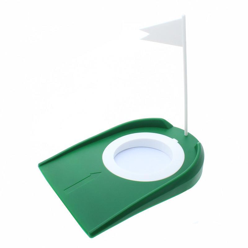 Indoor Outdoor Plastic Golf Training Aid With Hole And Flag, Golf Putting Training Aid, Golf Training Equipment For Indoor Outdoor