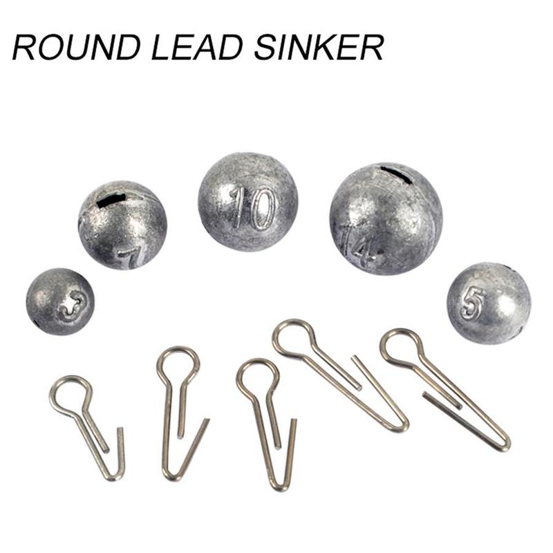 Fishing Lead Sinker, Quick Insert Lead Sinker Round Ball, Fishing Accessories, Flyfishing, Solocamping, Picnicaesthetic, Removable Spherical Weight Lead Pendant