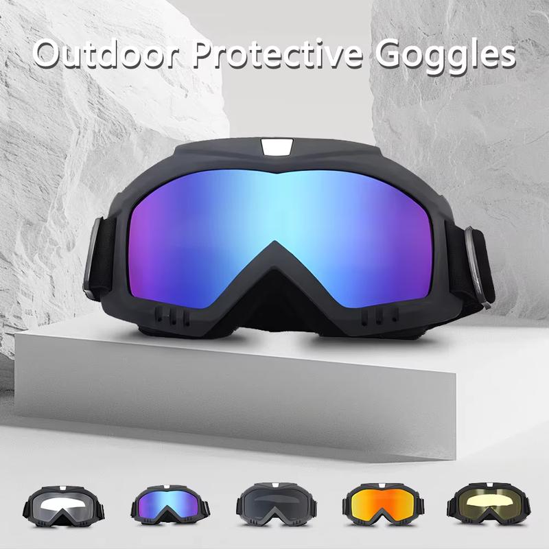 Protective Goggles Outdoor Motorcycle Windproof Sandproof Eyewear Tactical Anti-Explosion Face Shield Motocross Ski Glasses