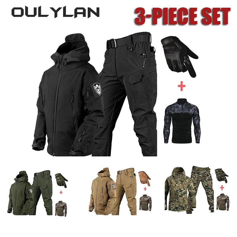 Men's Performance Outdoor Gear Set for Spring Autumn Winter