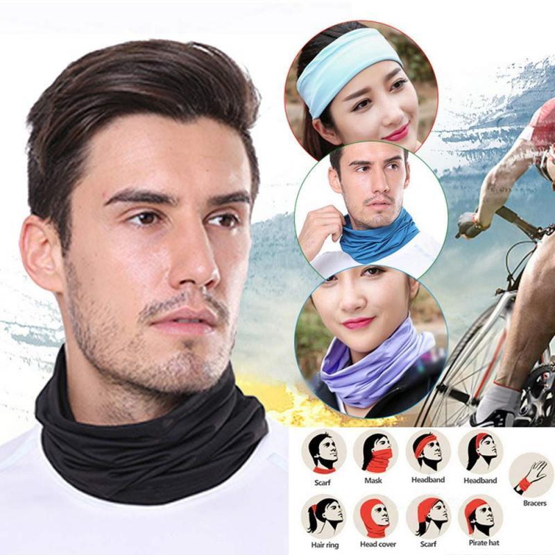 6-Pack Sun Protection UV Mask, Neck Gaiter, Windproof Scarf, Outdoor Cycling Sun Protection Ice Silk Breathable Headscarf Balaclava, Sports Outdoor Multi-Function Headscarf Face Scarf, Ideal for Gift Giving