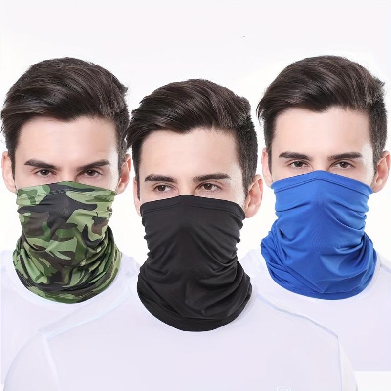 6-Pack Sun Protection UV Mask, Neck Gaiter, Windproof Scarf, Outdoor Cycling Sun Protection Ice Silk Breathable Headscarf Balaclava, Sports Outdoor Multi-Function Headscarf Face Scarf, Ideal for Gift Giving