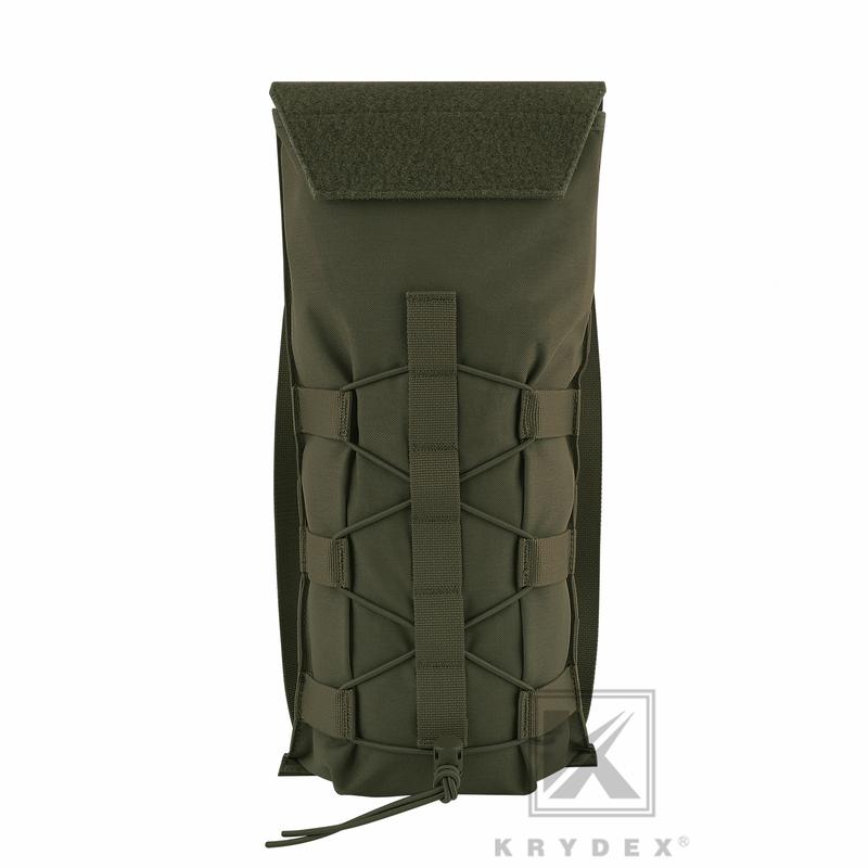 Krydex Tactical MOLLE Hydration Pack 100 oz Carrier 3L Water Bladder Pouch Modular Pack Bag  is not include