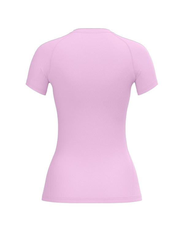 Women's Solid Raglan Sleeve Sports Tee, Fall Outfits, Fallfreshness Quick Drying Breathable Round Neck Short Sleeve T-shirt for Yoga Gym Workout Running, Ladies Sportswear for Summer