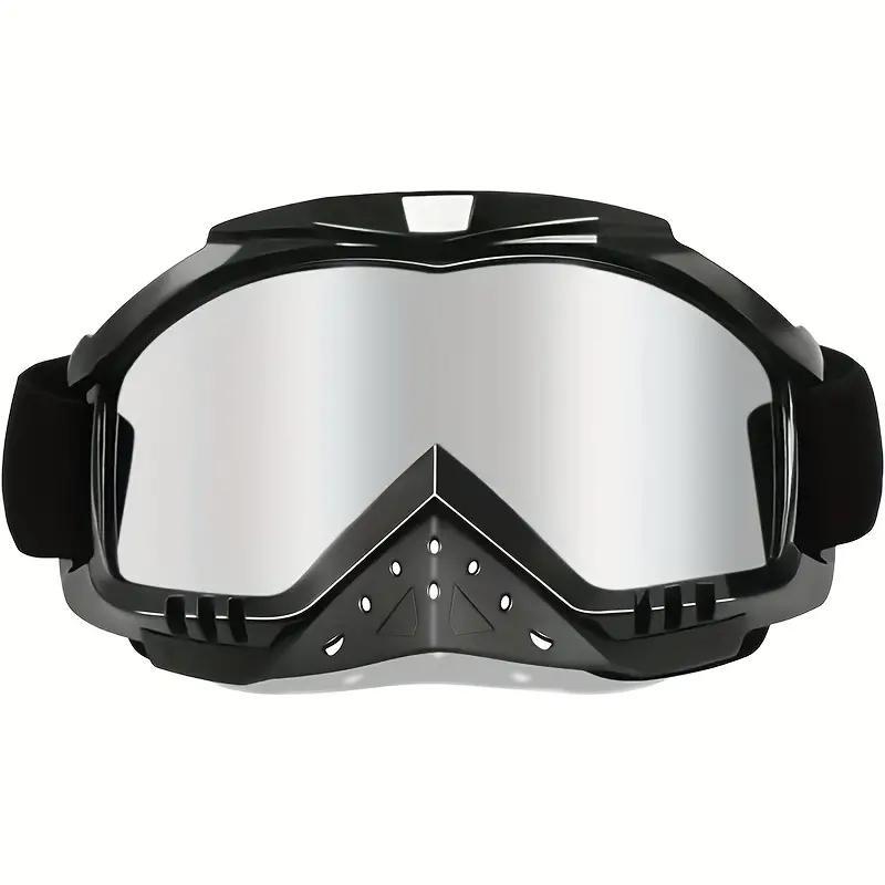 Motorcycle Goggles, Windproof & Sandproof Goggles, Motorcycle Accessories for Men & Women, Protective Gear for Motorcycle, Skiing, Cycling