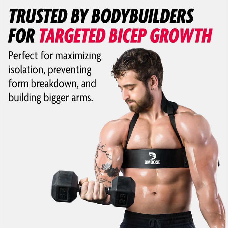 DMoose Arm Blaster For Biceps & Tricpes. Isolate & Maximize Muscle Growth