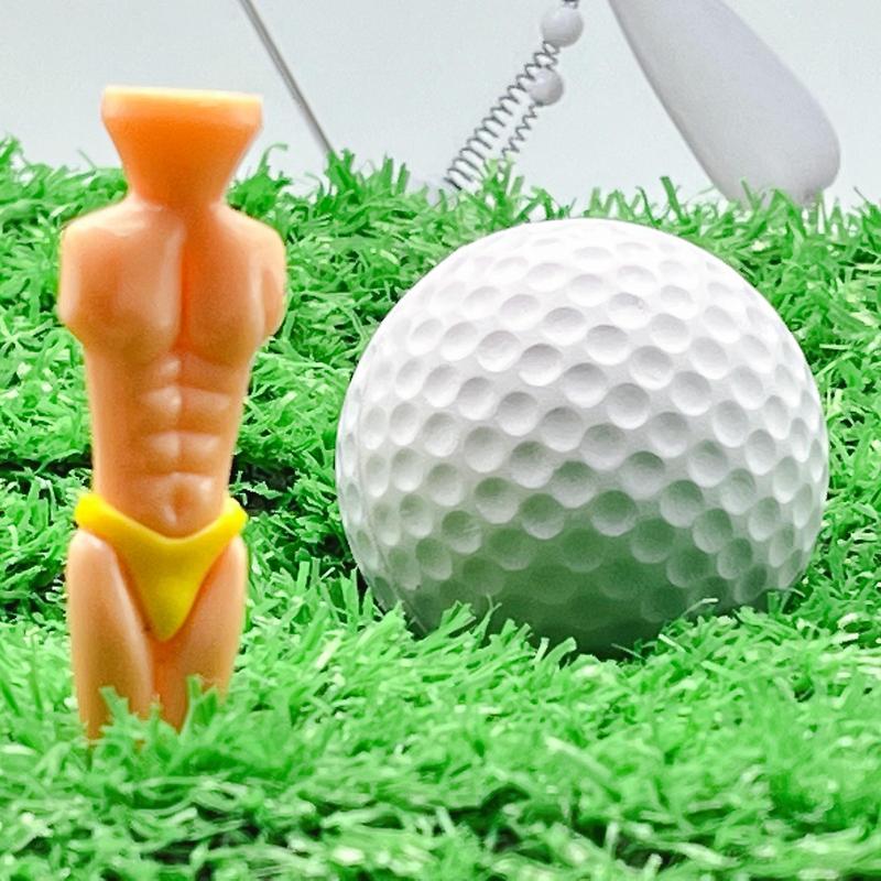 Abdominal Muscle Shape Golf Tee, 5 Counts set Wear-resistant and Durable Golf Tee for Men's and Women's Golf Training Accessories, Golfer Gift