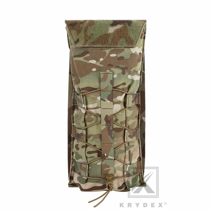 Krydex Tactical MOLLE Hydration Pack 100 oz Carrier 3L Water Bladder Pouch Modular Pack Bag  is not include