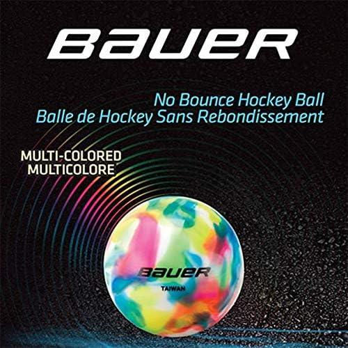 Hamoluxi4 Pack No Bounce Street Hockey Balls, Cool or Warm Weather (Warm Weather, Multi-Colored) Ice Hockey