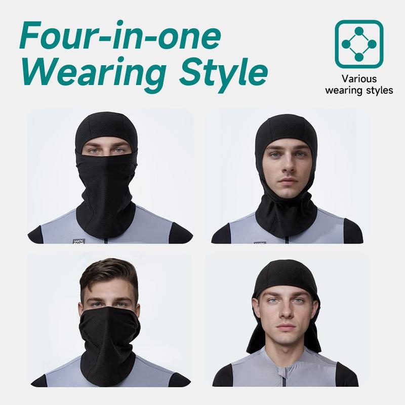 Breathable Motorcycle Balaclava, 2 Counts 3 Counts Cycling Full Face Mask with 4-in-1 wearing style, Face Mask for Outdoor Sports