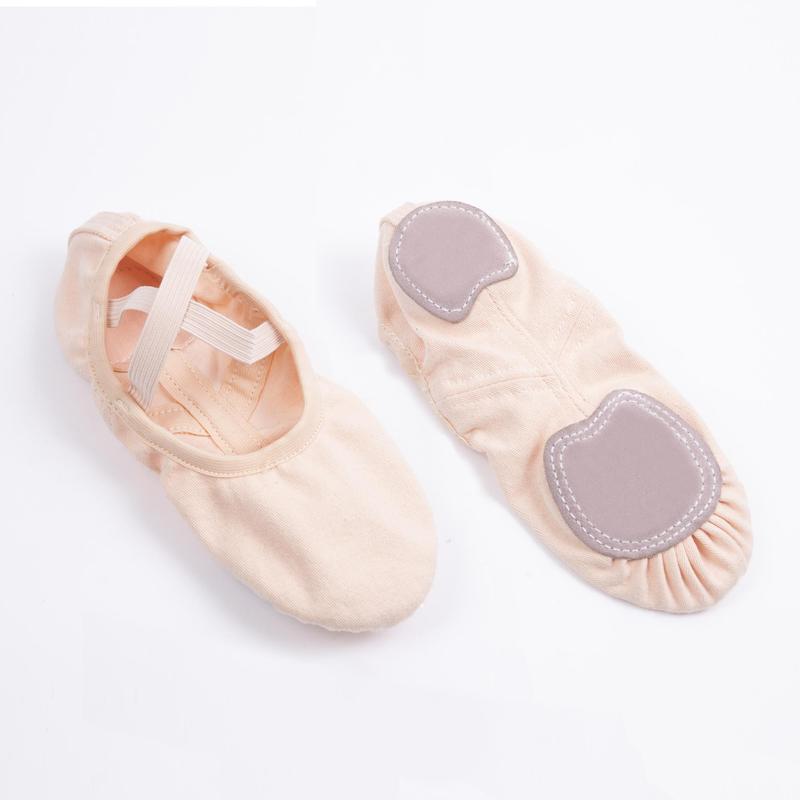 Women's Ballet Dance Shoes, 1 Pair Highly Stretch Canvas Ballet Slippers for Adults, Split Sole Yoga Dance Shoe for Gifts