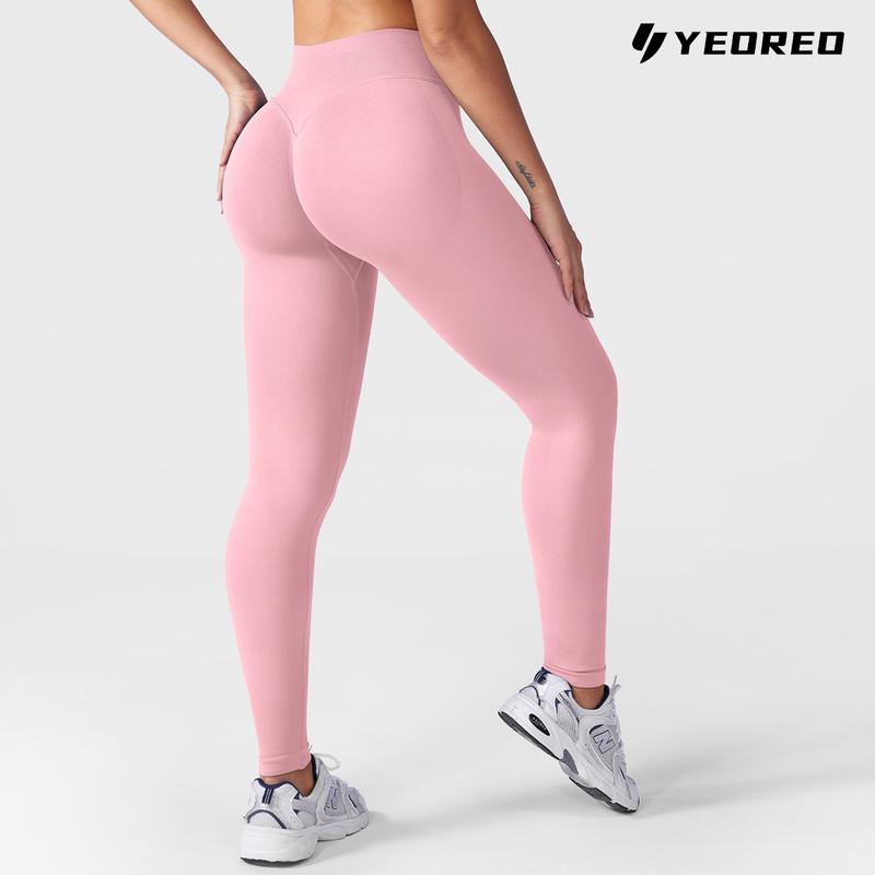 YEOREO Eileen Hidden Scrunch Butt Workout Leggings for Women Seamless Mid Low Waist 25