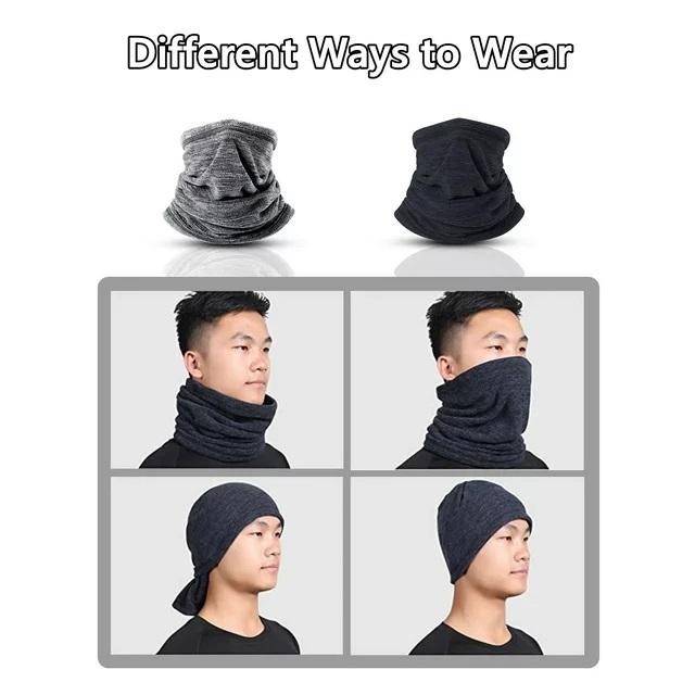 Neck Warmer Fleece Neck Gaiter Warmer Soft fleece Face scarf Mask Windproof for Cold Weather Winter Outdoor Sports motorcycle Snowboard Balaclava Fishing