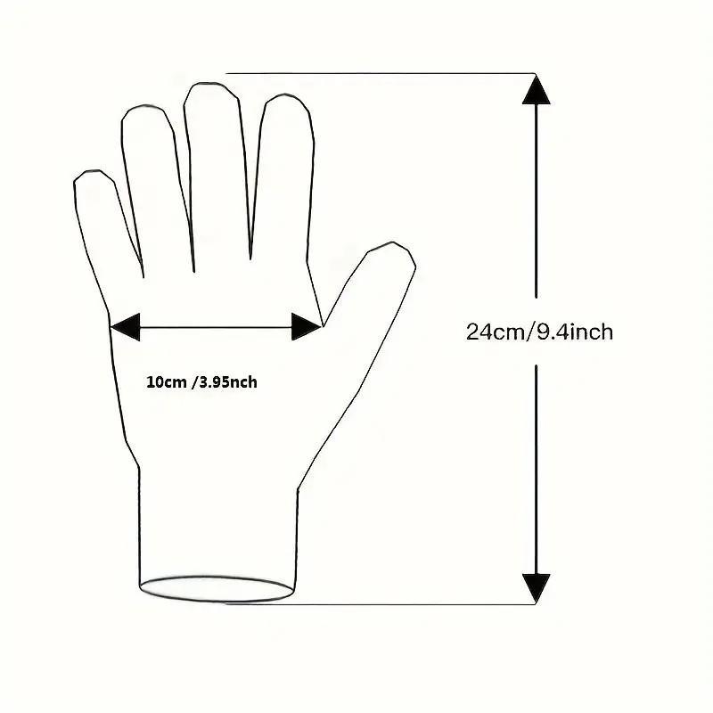 Winter Men's Touch Screen Full Finger Gloves, 1 Pair Non-slip Breathable Gloves for Cycling, Motorcycle & Racing, Sports & Outdoor Accessories