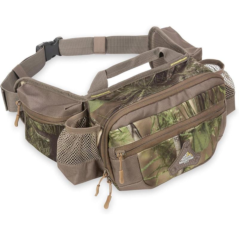 Camouflage Fanny Pack Lightweight    Climbing Camping Accessories (Mossy Oak Bottomland)