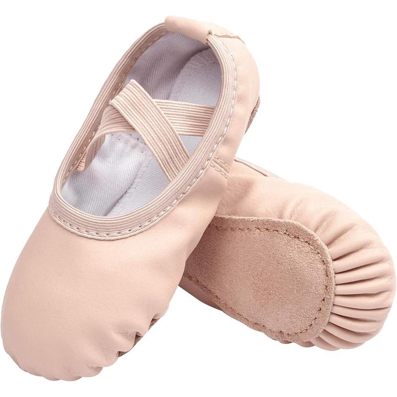 Stelle Girls Ballet Shoes Boys Toddler Soft Leather Dance Slippers For Toddler Little Kid Big Kid