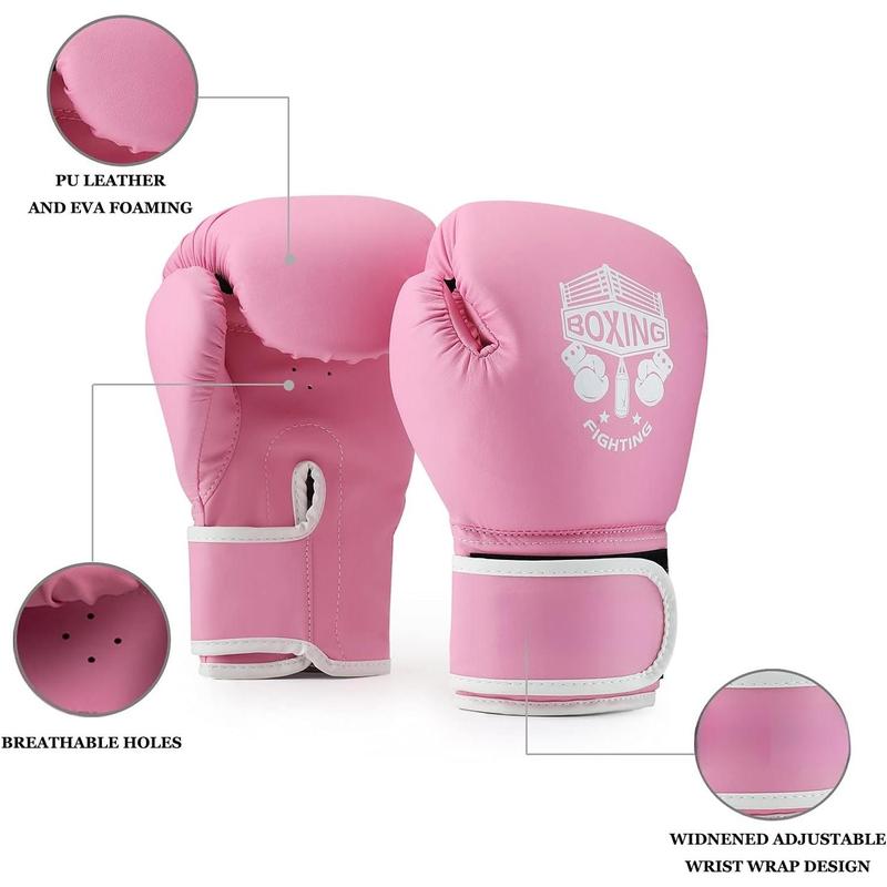 Boxing Gloves, Sponge   Sparring Gloves Thai Kick Boxing for  and Youth, Suitable for Boys and Girls  3 to 9