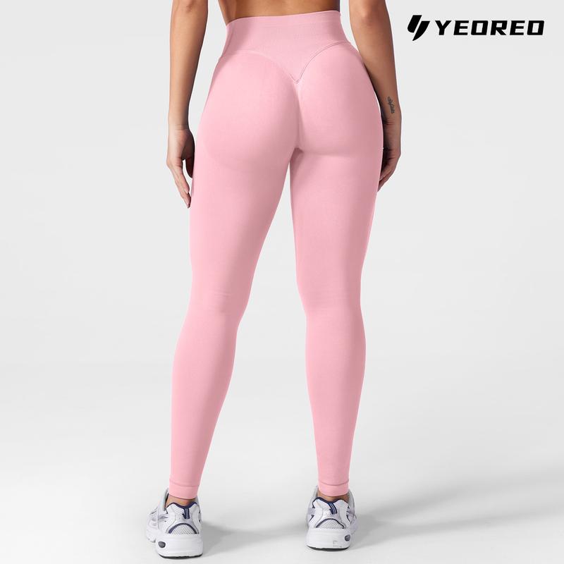 YEOREO Eileen Hidden Scrunch Butt Workout Leggings for Women Seamless Mid Low Waist 25