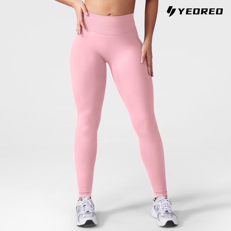 YEOREO Eileen Hidden Scrunch Butt Workout Leggings for Women Seamless Mid Low Waist 25