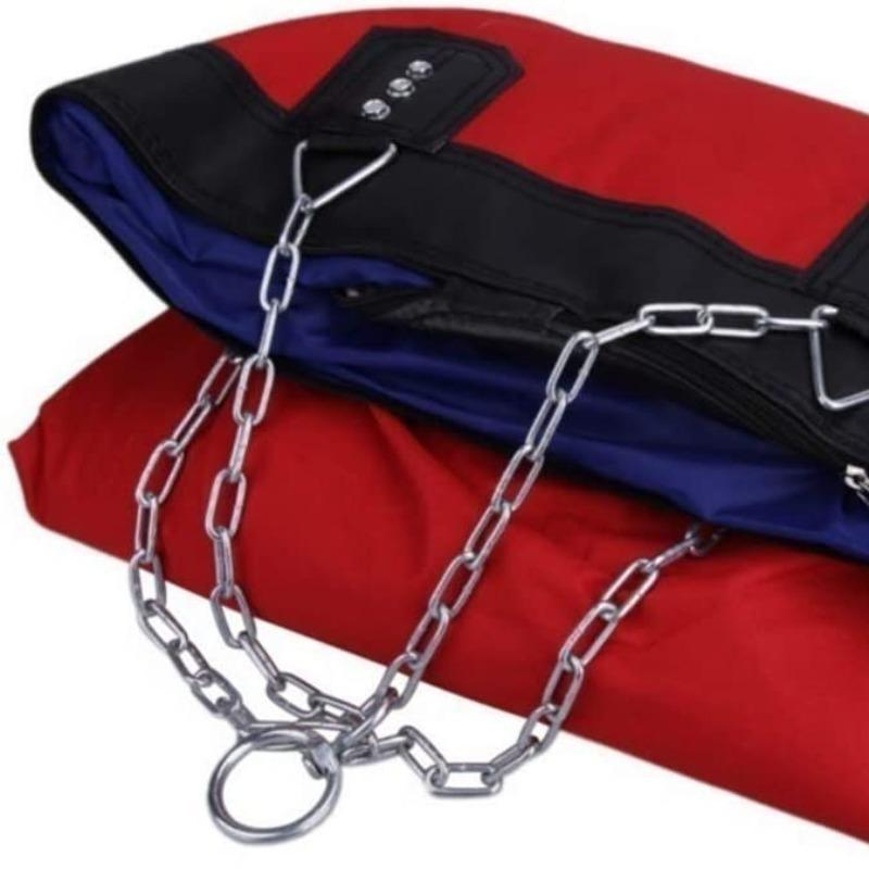 Boxing Training Sandbag, 1 Count Boxing Sandbag with Hook & Chain & Carabiner, Martial Arts Training Sandbag, Fitness Equipment for Home Gym