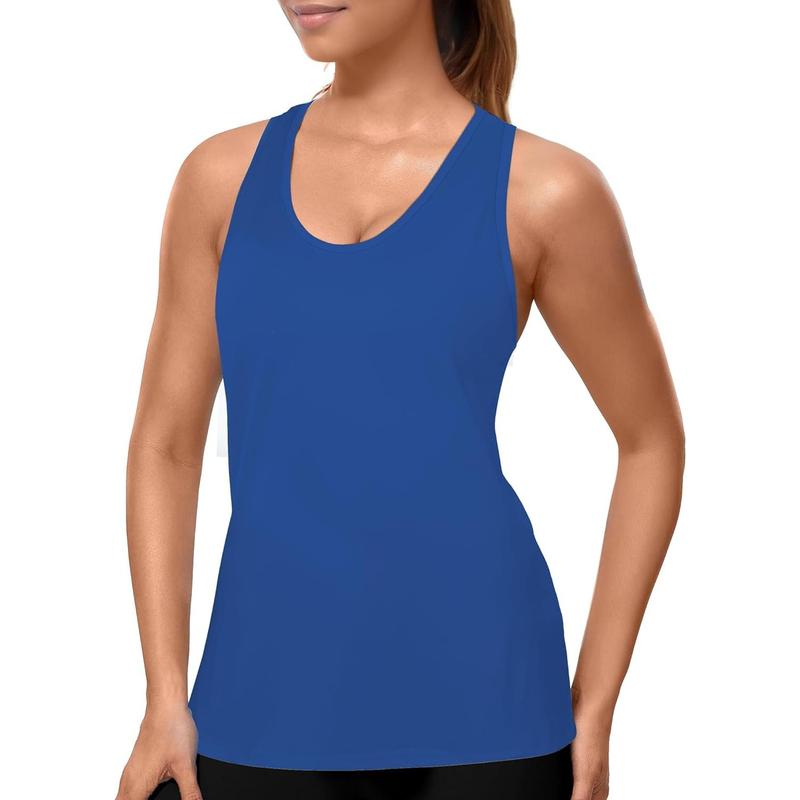 Tank Top for Women 2024, Workout Tank Tops Woman, Long Athletic Racerback Tank Tops for Women, Compression Sleeveless Shirts