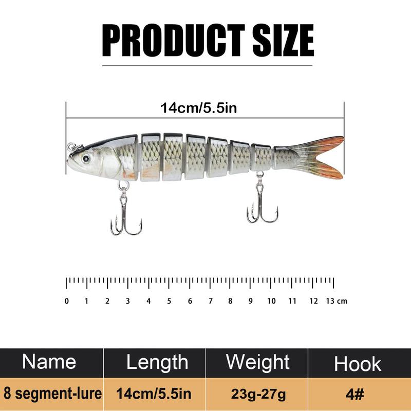 Fishing Lures Lifelike Swimbait for Freshwater and Saltwater Slow Sinking Bass Fishing Lure Amazing Fishing Gifts for Men