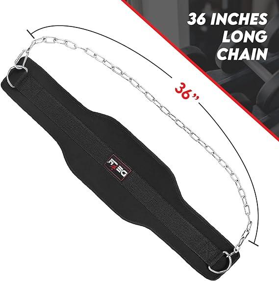 DEFY Dip Belt for Weight Lifting with 36