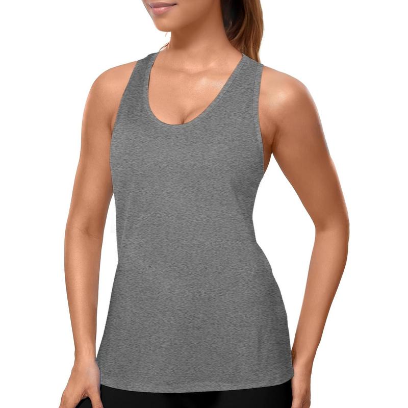 Tank Top for Women 2024, Workout Tank Tops Woman, Long Athletic Racerback Tank Tops for Women, Compression Sleeveless Shirts