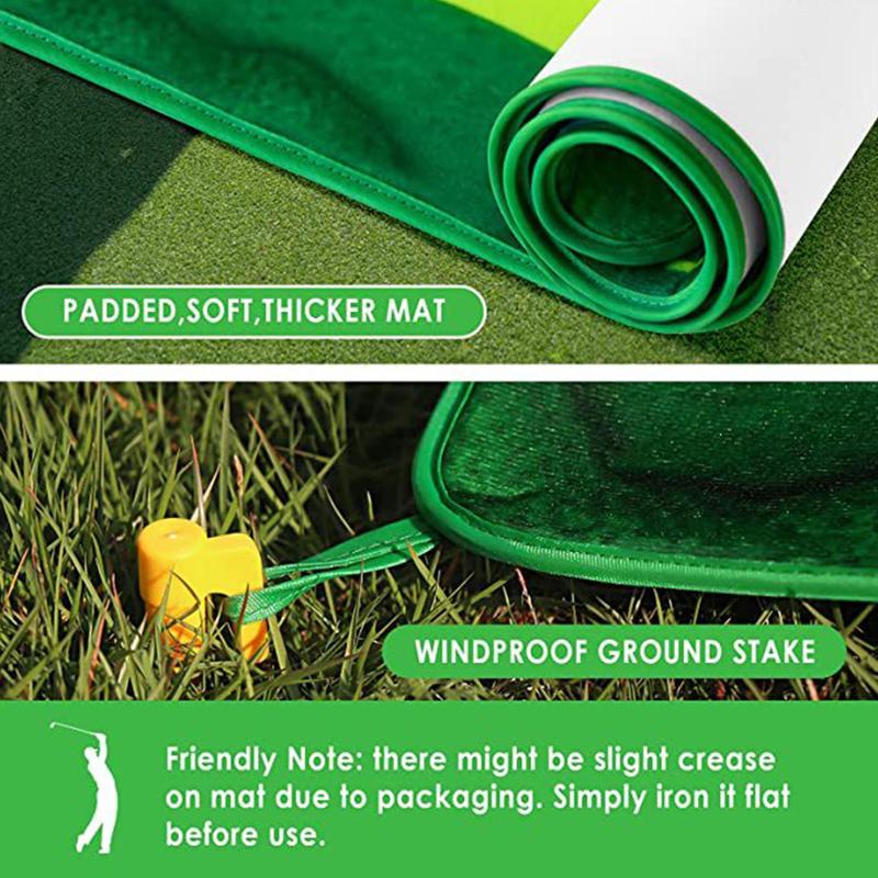 Golf Practice Mat, 1 Set Golf Game Training Mat, Indoor or Outdoor Games, Family & Outdoor Play Equipment, Best Gifts, Summer Gifts, Christmas Gift