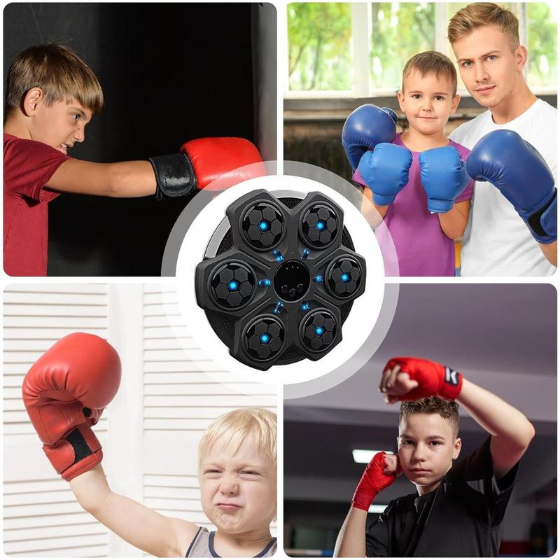 Smart Bluetooth-compatible Boxing Machine, Wall Mounted Boxing Mat, Music Boxing Target, Home, Indoor, and Gym Boxing Music, Exercise Coordination，Christmas Gift