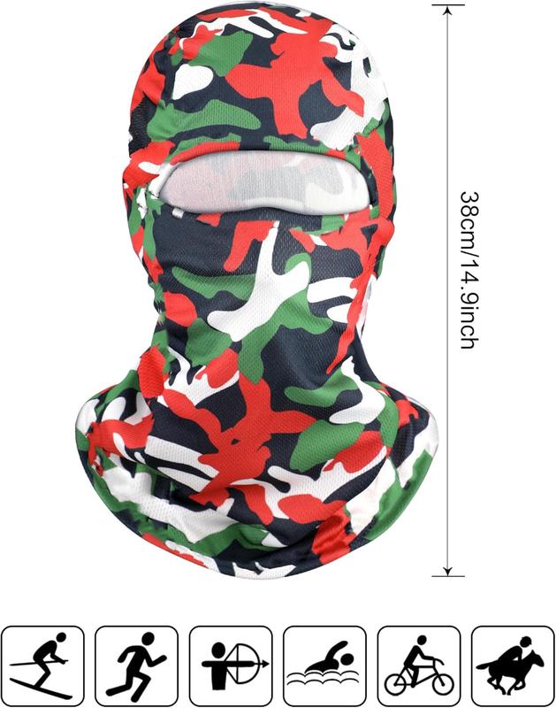 3 count Ski Mask Balaclava Full Face Mask Summer UV Sun Protection Face Cover Windproof Breathable Shiesty Mask(Mixed Camouflage, General Size)