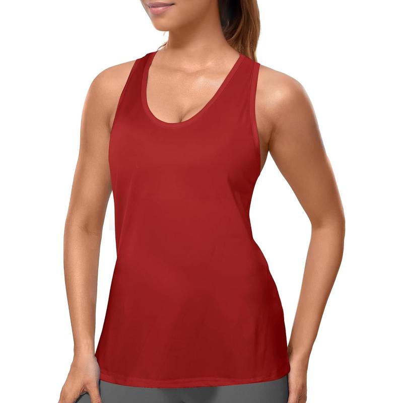 Tank Top for Women 2024, Workout Tank Tops Woman, Long Athletic Racerback Tank Tops for Women, Compression Sleeveless Shirts