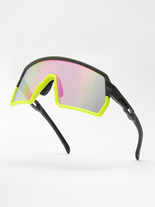 Outdoor Cycling Glasses, Professional Sporty Sunglasses, Windproof & Sandproof Sunglasses, Fashionable Sunglasses for Outdoor Sports Cycling Fishing Climbing