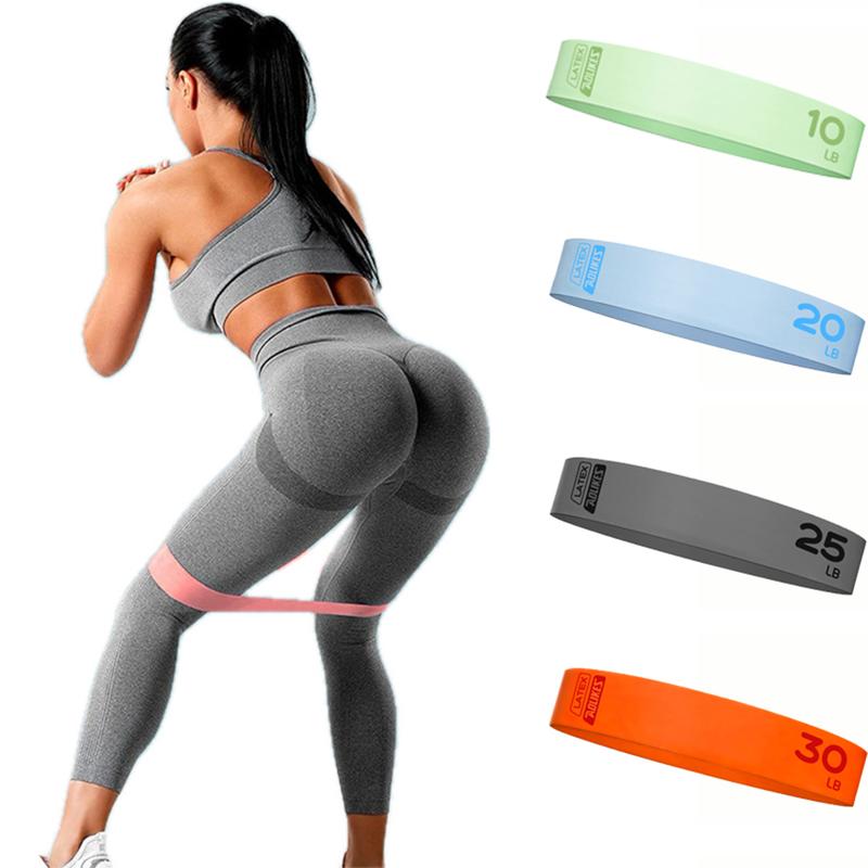 Yoga Latex Tension Band Hip Lift Leg Tension Ring Fitness Plastic Leg Movement Core Strength