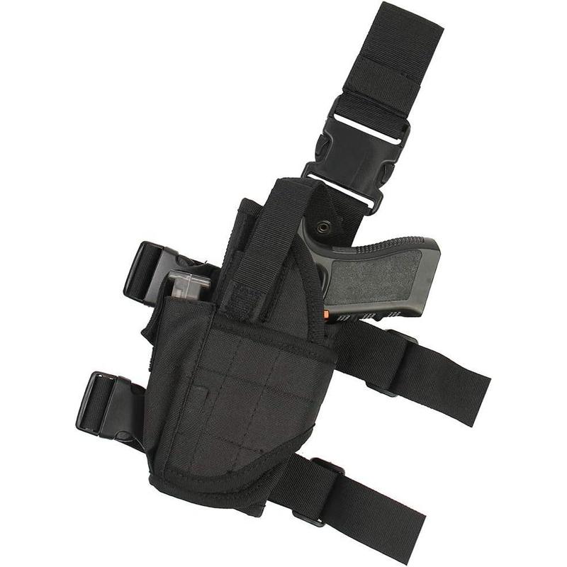 Drop Leg Holster for Pistol- Right Handed Tactical Thigh Airsoft Pistol Holster Adjustable Gun Holster Upgrade