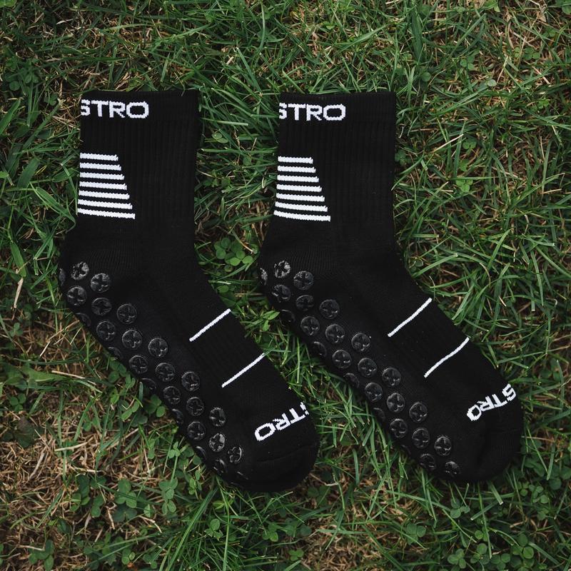 Black Maestro Ankle Grip Socks