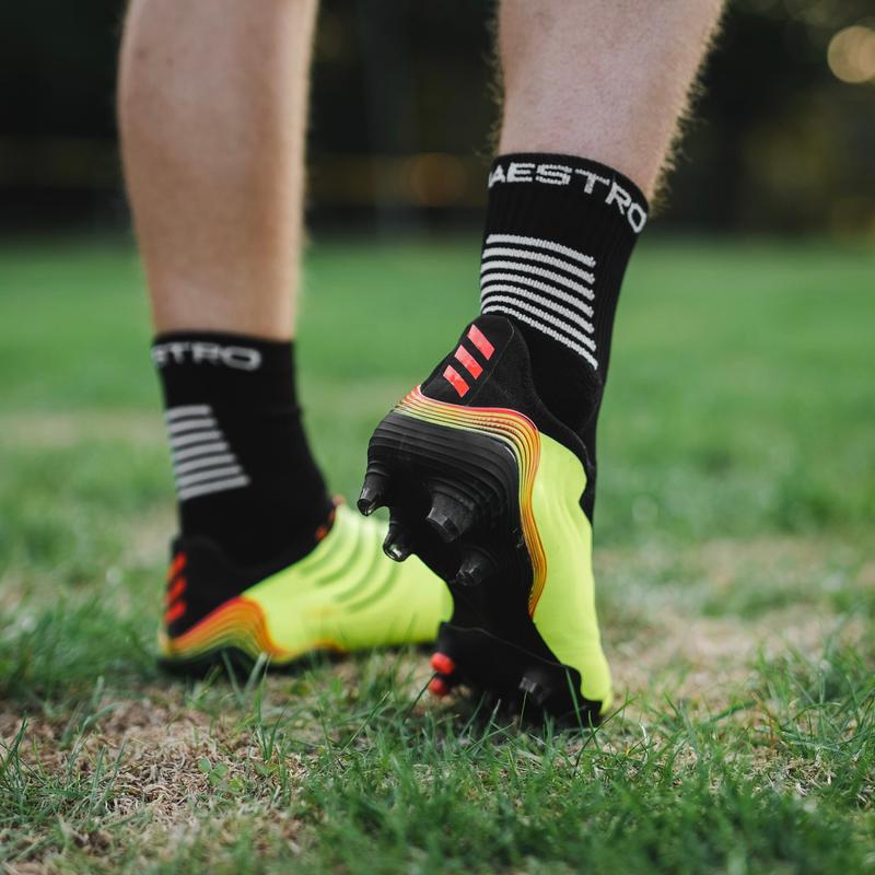 Black Maestro Ankle Grip Socks