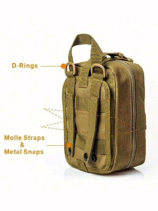 Outdoor Emergency Medical Bag, Camo Molle Tactical Pack, Coin & Cell Phone Pouch, Molle Vest Accessory Pouch, for Emergency Supplies and Outdoor Survival Gear