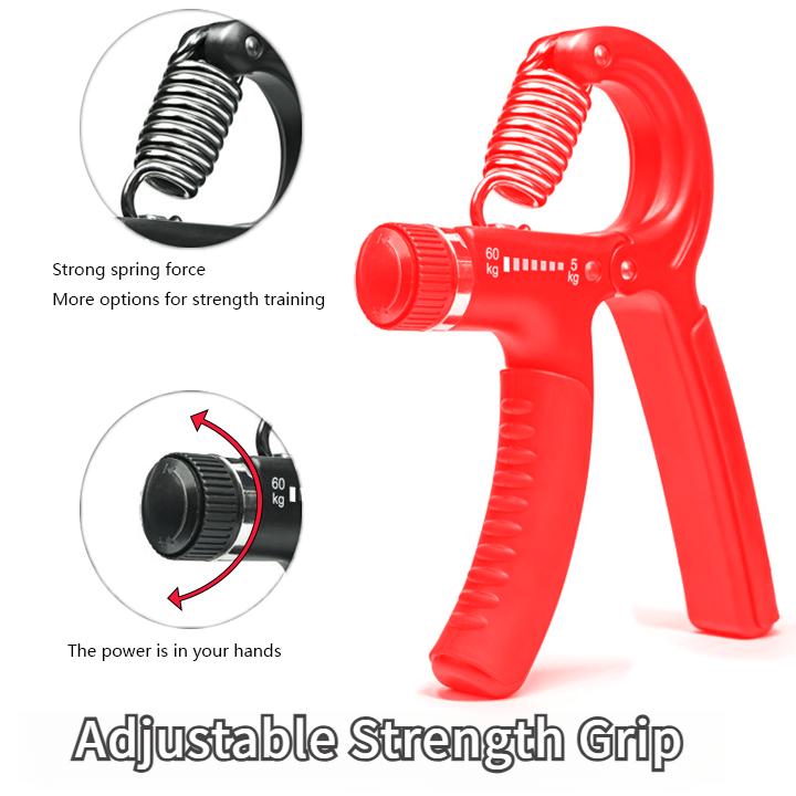 Grip trainer Adjustable resistance trainer for hand, wrist, and forearm hand grip trainer-upgraded hand grip grip range from 11-132 pounds forearm grippers