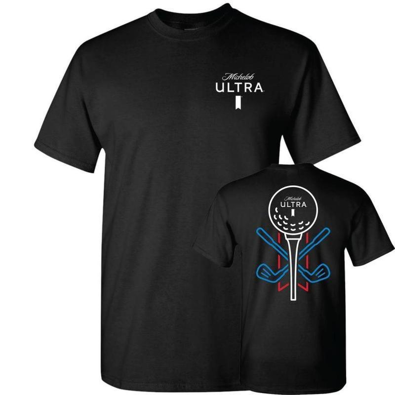 Michelob Ultra Golf T-Shirt, Patriotic Golf Club Tee, Beer Drinking Shirt, Weekend Golf Wear